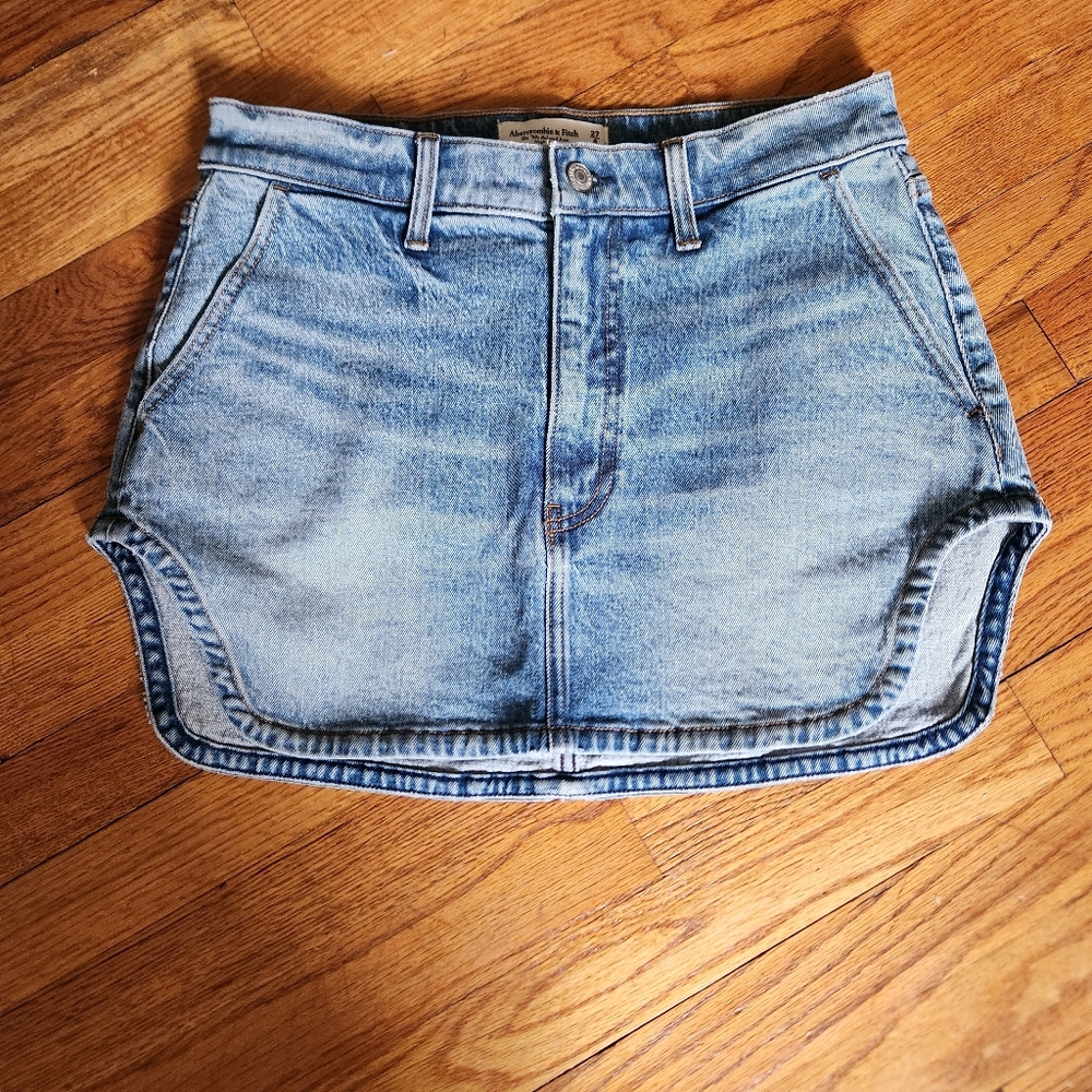 Abercombie & Fitch Denim Mini Skirt